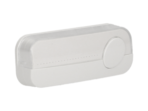 Бутон за звънец IP44 открит монтаж цвят Бял,ORNO